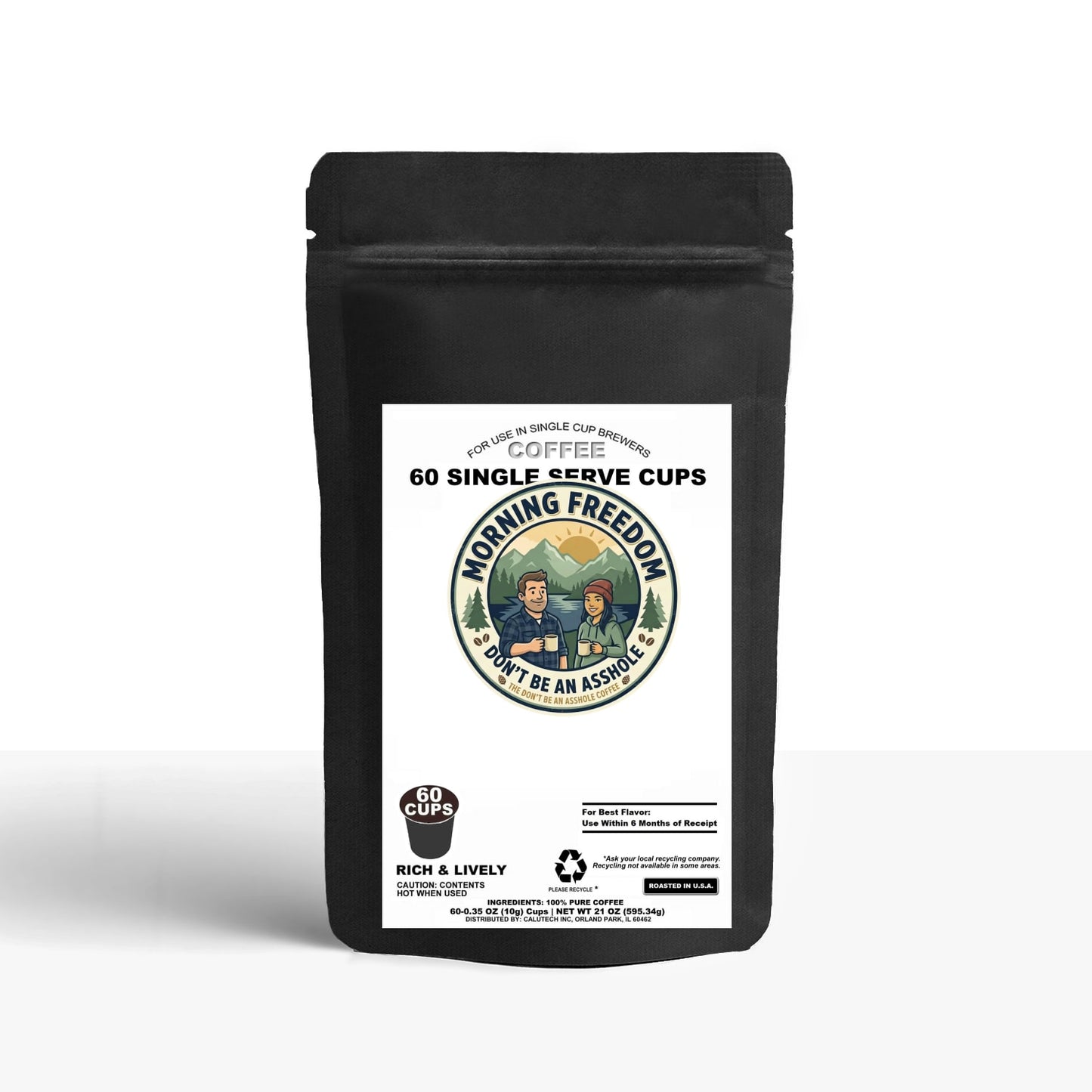 60 Pack Single Serve Coffee Capsules